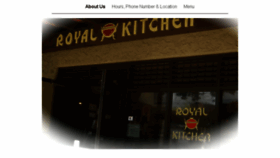 What Royalkitchenhawaii.com website looked like in 2018 (6 years ago)