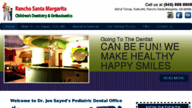 What Rsmchildrensdentistry.com website looked like in 2018 (6 years ago)