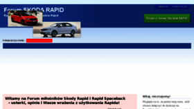 What Rapidklub.pl website looked like in 2018 (6 years ago)
