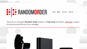 What Randomorderproducts.com website looked like in 2018 (6 years ago)