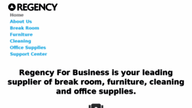 What Regencybusinesssolutions.com website looked like in 2018 (6 years ago)