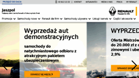 What Renault.jaszpol.pl website looked like in 2018 (6 years ago)