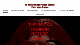 What Rocky-horror-france.com website looked like in 2018 (6 years ago)