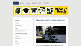 What Raeder-busch.com website looked like in 2018 (6 years ago)