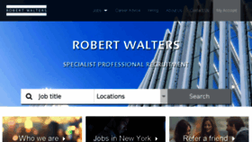 What Robertwalters-usa.com website looked like in 2018 (6 years ago)