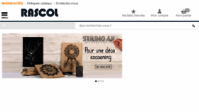 What Rascol.com website looked like in 2018 (6 years ago)