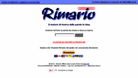 What Rimario.net website looked like in 2018 (6 years ago)