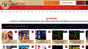 What Roketdizi.com website looked like in 2018 (6 years ago)