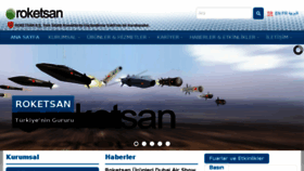 What Roketsan.com.tr website looked like in 2018 (6 years ago)