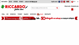 What Riccardo.pl website looked like in 2018 (6 years ago)