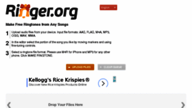 What Ringer.org website looked like in 2018 (6 years ago)