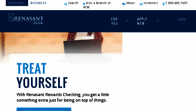 What Renasantbank.com website looked like in 2018 (6 years ago)
