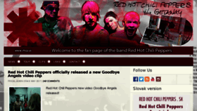 What Rhcp.us website looked like in 2018 (6 years ago)