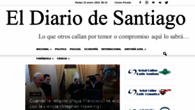 What Radiosantiago.cl website looked like in 2018 (6 years ago)