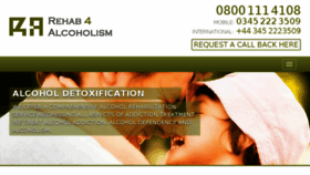 What Rehab4alcoholism.com website looked like in 2018 (6 years ago)