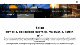 What Remontyfalko.pl website looked like in 2018 (6 years ago)