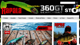 What Rapala.fr website looked like in 2018 (6 years ago)
