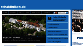 What Rehakliniken.de website looked like in 2018 (8 years ago)