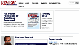 What Reviewofophthalmology.com website looked like in 2018 (6 years ago)