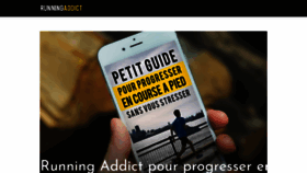 What Running-addict.fr website looked like in 2018 (6 years ago)
