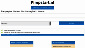 What Reizen.pimpstart.nl website looked like in 2018 (6 years ago)