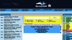 What Racingnsw.com.au website looked like in 2018 (6 years ago)