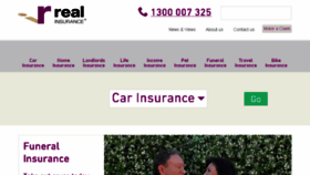 What Realinsurance.com.au website looked like in 2018 (6 years ago)