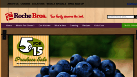 What Rochebros.com website looked like in 2018 (6 years ago)