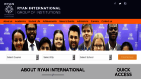 What Ryaninternational.org website looked like in 2018 (6 years ago)