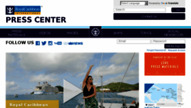 What Royalcaribbeanpresscenter.com website looked like in 2018 (6 years ago)