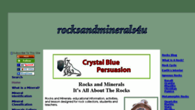What Rocksandminerals4u.com website looked like in 2018 (6 years ago)