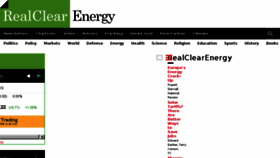 What Realclearenergy.org website looked like in 2018 (6 years ago)
