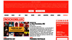 What Rockdelux.com website looked like in 2018 (6 years ago)