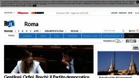 What Roma.repubblica.it website looked like in 2018 (6 years ago)