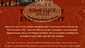 What Romeguide.net website looked like in 2018 (6 years ago)