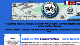 What Relaxbiketours.com website looked like in 2018 (6 years ago)