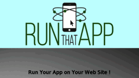 What Runthatapp.com website looked like in 2018 (6 years ago)