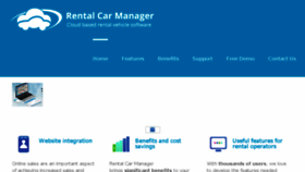 What Rentalcarmanager.com website looked like in 2018 (6 years ago)