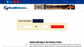 What Roaddistance.in website looked like in 2018 (6 years ago)