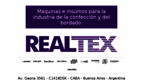 What Realtex.com.ar website looked like in 2018 (6 years ago)