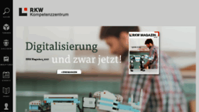 What Rkw-kompetenzzentrum.de website looked like in 2018 (6 years ago)