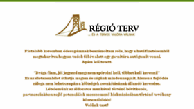 What Regioterv.hu website looked like in 2018 (6 years ago)