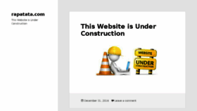 What Rapatata.com website looked like in 2018 (7 years ago)