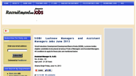 What Recruitmentandjobs.blogspot.ae website looked like in 2018 (6 years ago)