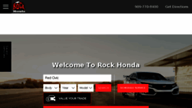 What Rockhonda.com website looked like in 2018 (6 years ago)