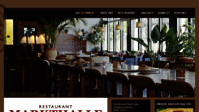 What Restaurant-markthalle.com website looked like in 2018 (6 years ago)