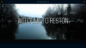 What Reston.org website looked like in 2018 (6 years ago)