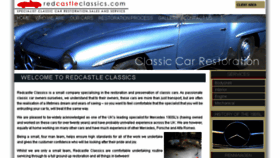What Redcastleclassics.com website looked like in 2018 (6 years ago)