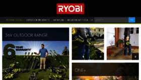 What Ryobi.com.au website looked like in 2018 (6 years ago)