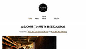 What Rustybike.kitchen website looked like in 2018 (6 years ago)